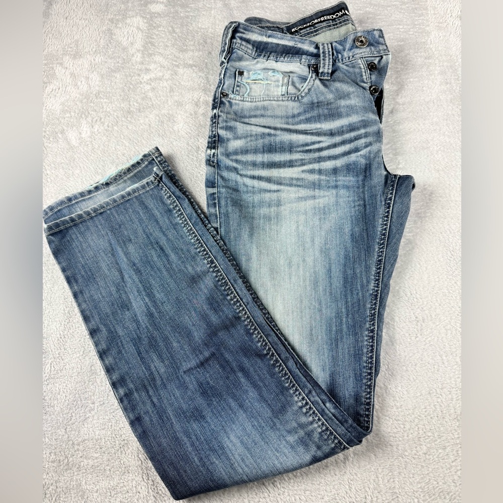 Buffalo Rock For Freedom Jeans